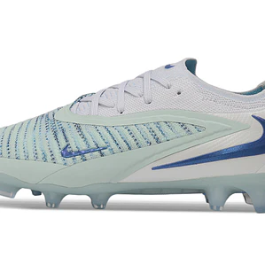Chuteiras Nike Phantom GX III Elite FG - Controle e Estilo - Branco e Azul