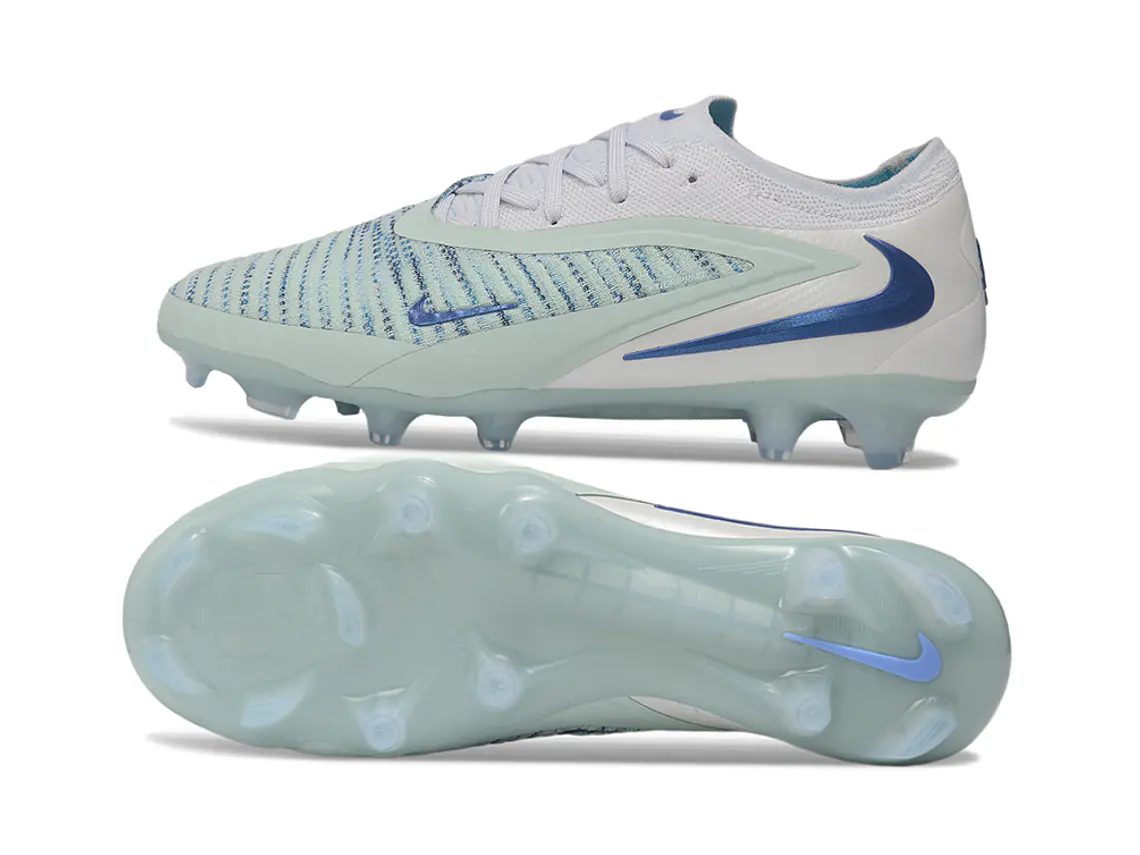 Chuteiras Nike Phantom GX III Elite FG - Controle e Estilo - Branco e Azul 7