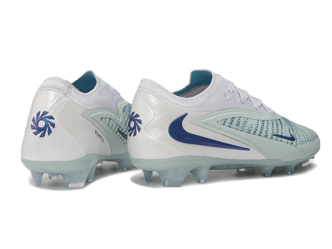 Chuteiras Nike Phantom GX III Elite FG - Controle e Estilo - Branco e Azul 6