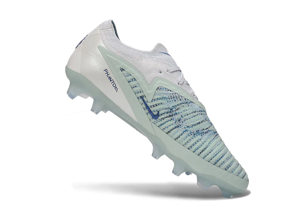 Chuteiras Nike Phantom GX III Elite FG - Controle e Estilo - Branco e Azul 4