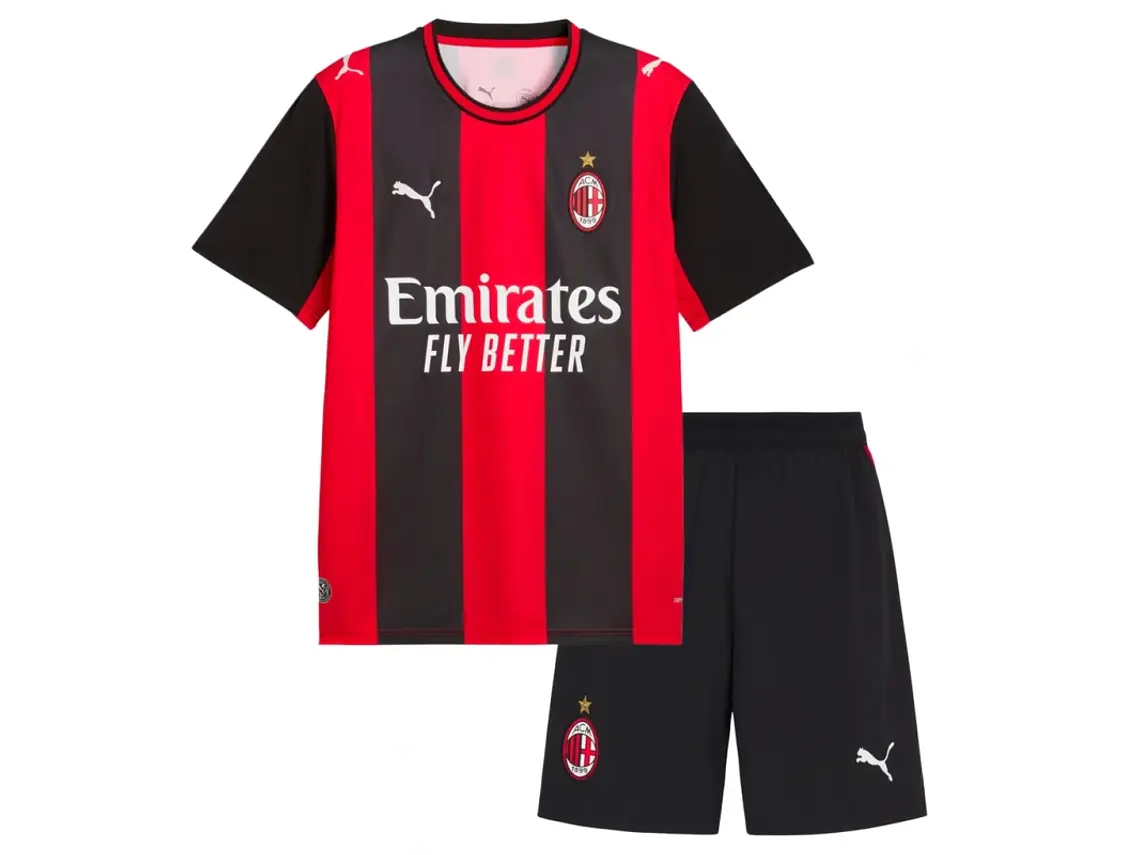 Uniforme AC Milan 2026/27 - Camisa e Calção - Edição Adepto 1