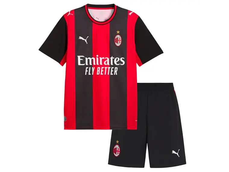 Uniforme AC Milan 2026/27 - Camisa e Calção - Edição Adepto 1