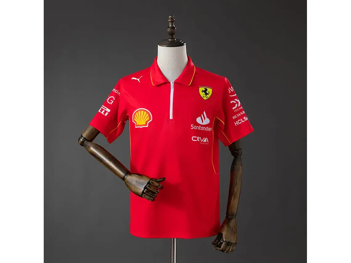 Polo Scuderia Ferrari F1 Team 2024 - Rosso Corsa Heritage 1