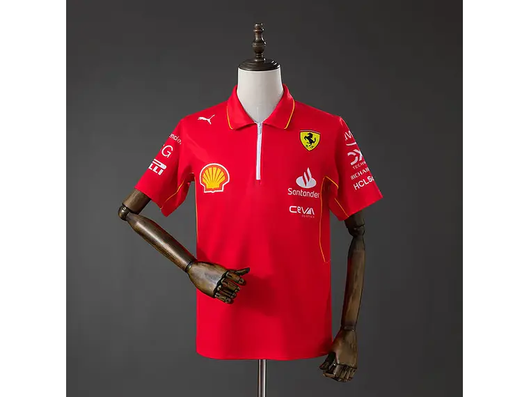 Polo Scuderia Ferrari F1 Team 2024 - Rosso Corsa Heritage 1