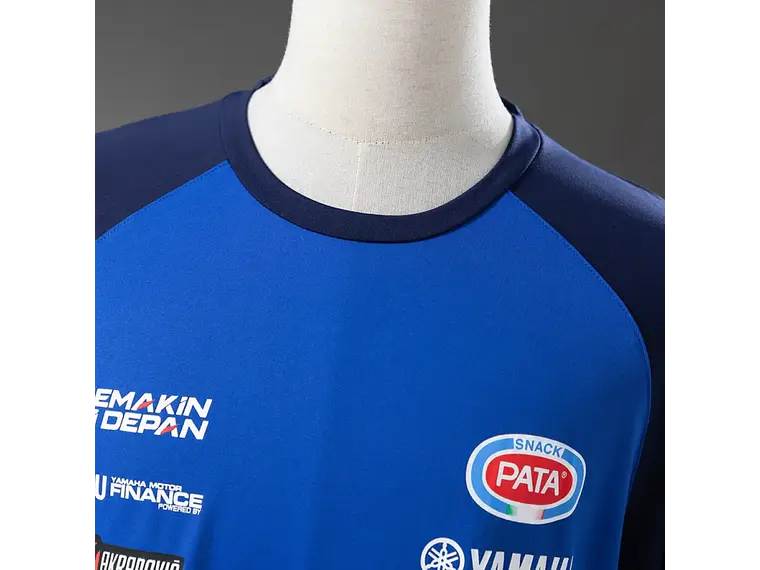 Camiseta da Equipe Yamaha Racing WorldSBK Pata - Impulsionados pela Vitória 3