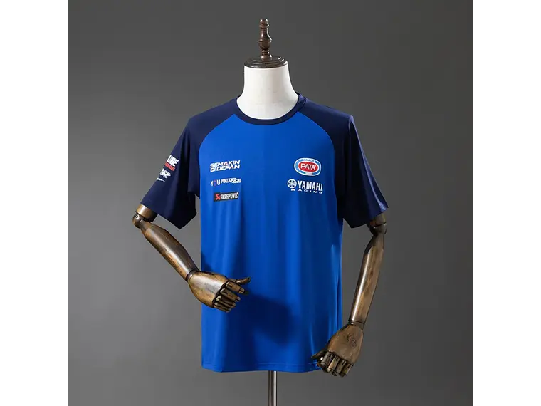 Camiseta da Equipe Yamaha Racing WorldSBK Pata - Impulsionados pela Vitória 1