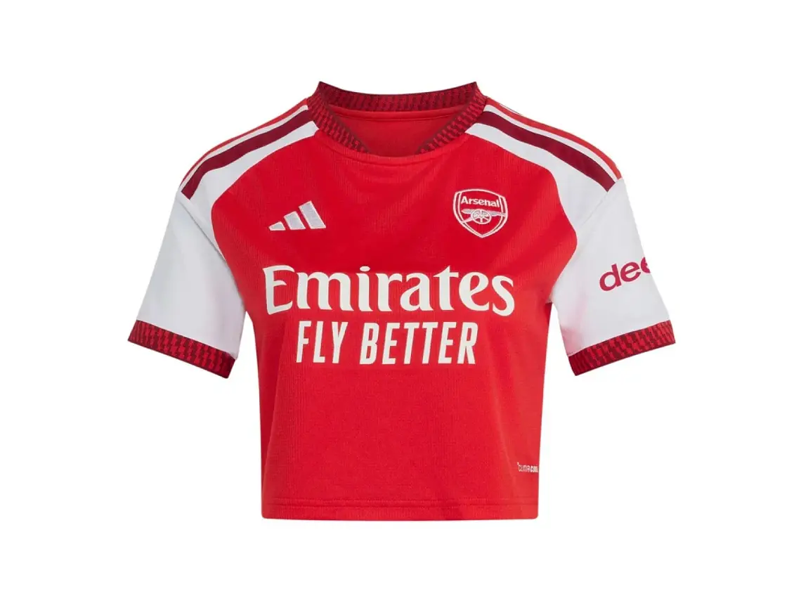 Camisa Feminina Cropped Arsenal 2026/27 - Estilo e Paixão 4