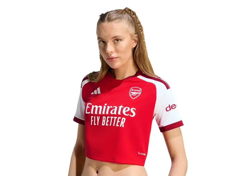Camisa Feminina Cropped Arsenal 2026/27 - Estilo e Paixão 1
