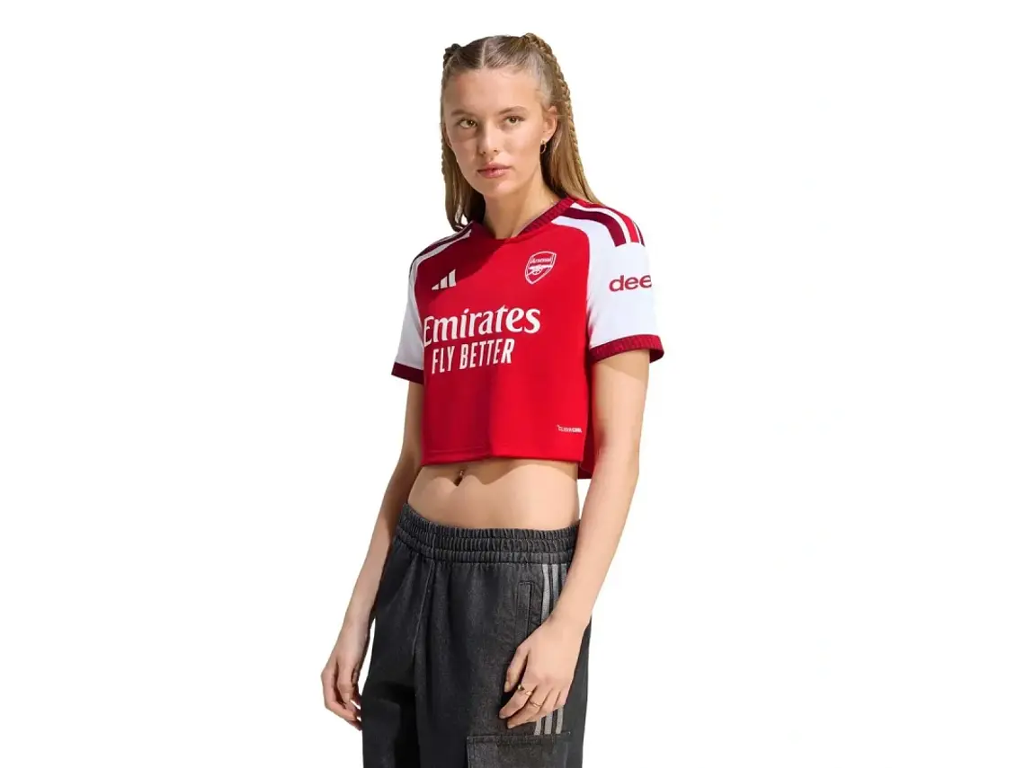 Camisa Feminina Cropped Arsenal 2026/27 - Estilo e Paixão 3