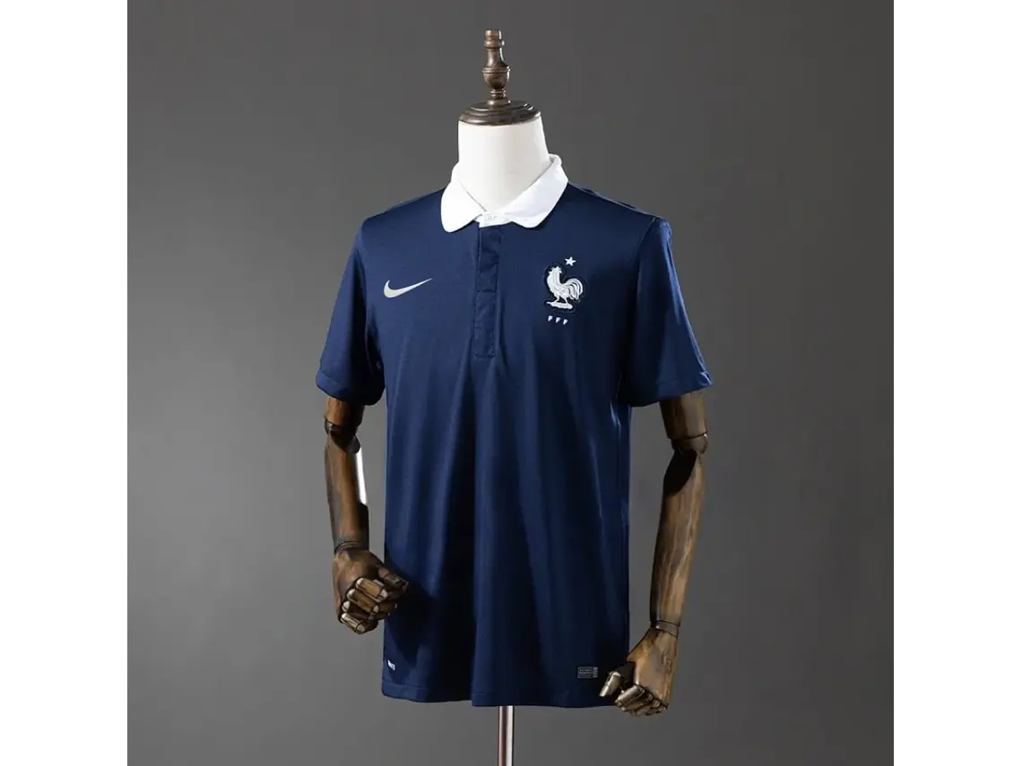 Camisa Retrô da França 2014 - Manga Curta 3