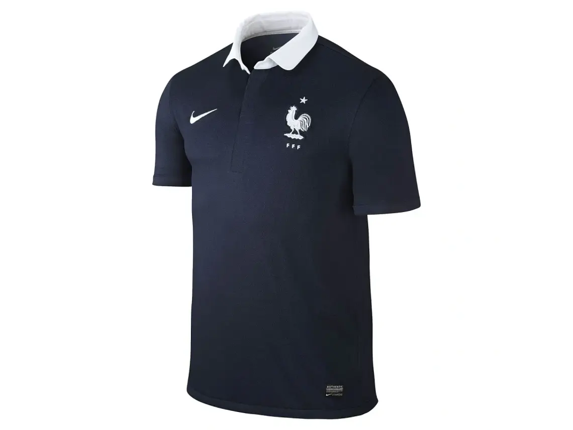 Camisa Retrô da França 2014 - Manga Curta 5