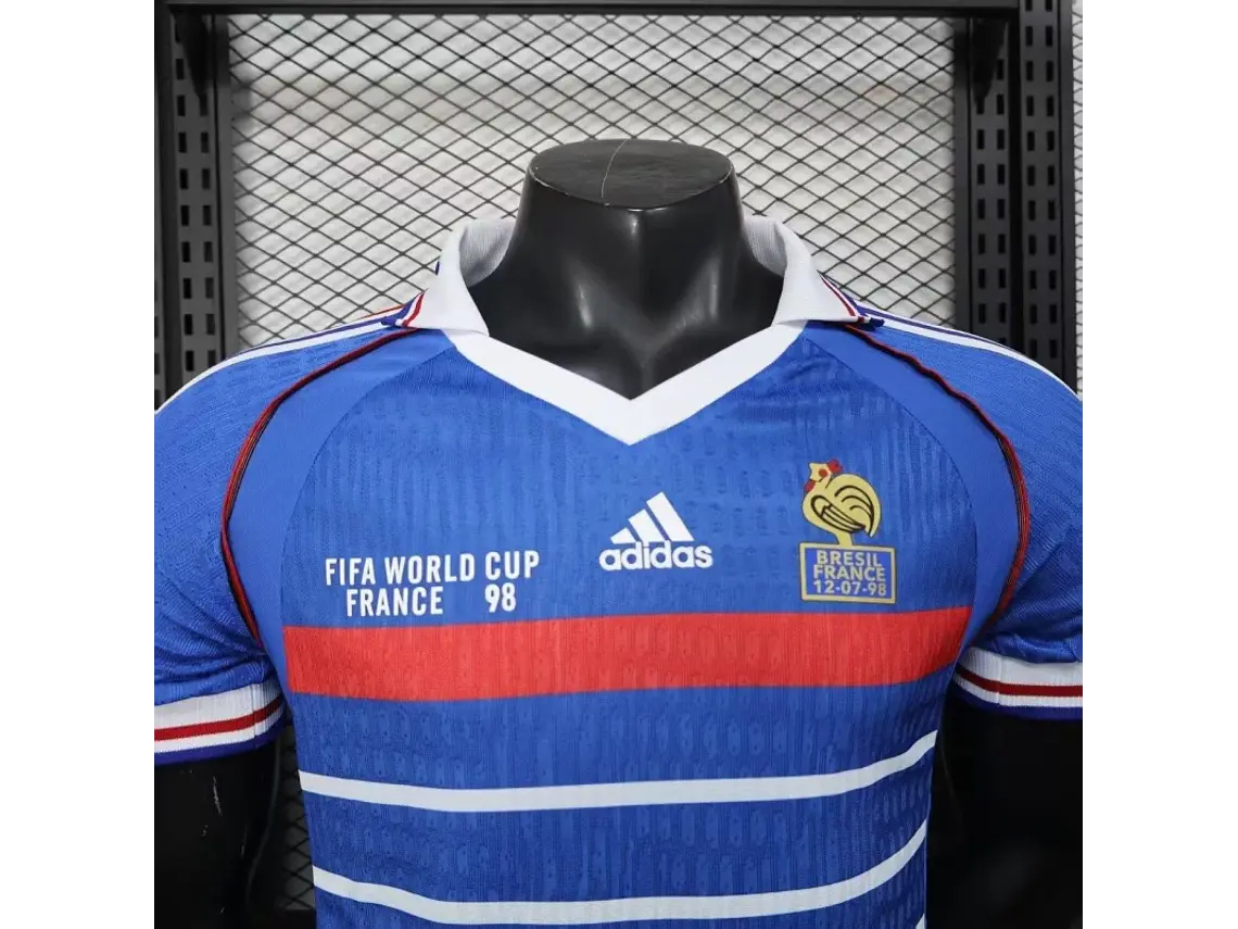 Camisa Retrô França 1998 - Versão Jogador do Mundial 3