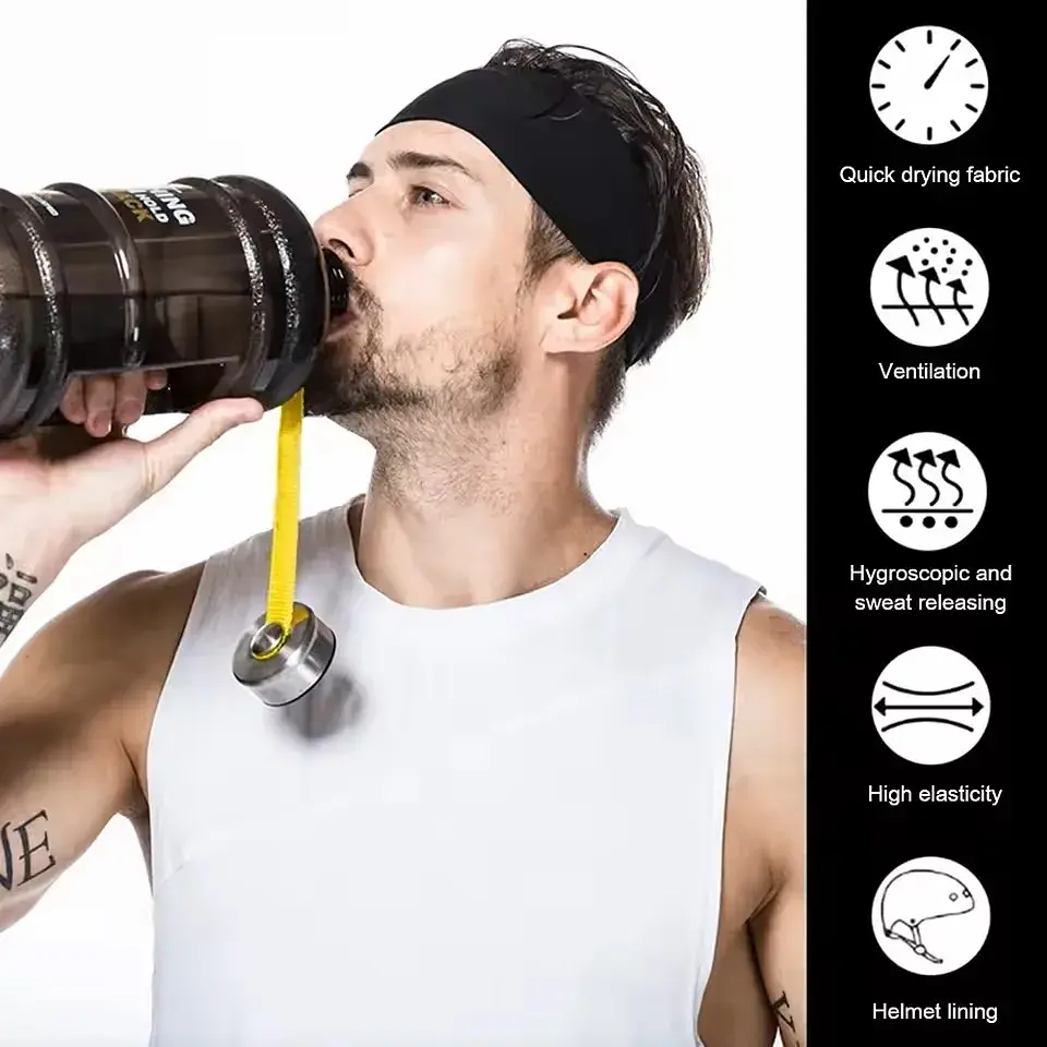 Elastic Sports Headbands — Faixa Desportiva em Microfibra 2