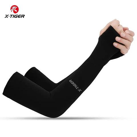 Mangas de Braço X-TIGER Ice Silk | Proteção UV 50+ e Frescura para Ciclismo