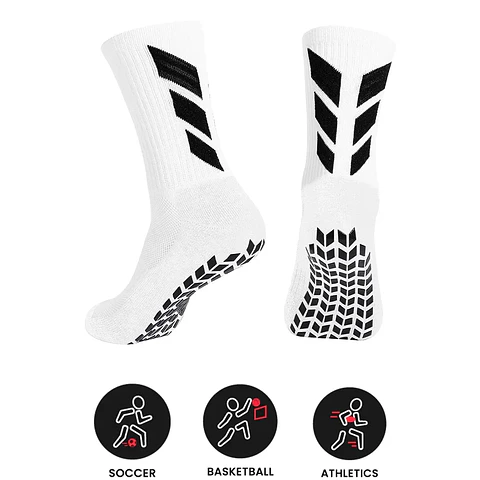 Meias Antiderrapantes para Futebol e Treino | Grip e Estabilidade para Desportos