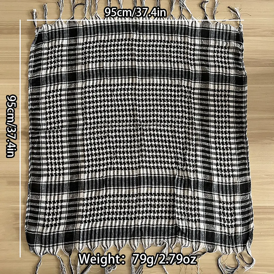Lenço Tático Árabe Shemagh | Leve, Quente e Versátil para Atividades Outdoor 4