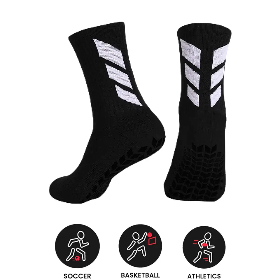 Meias Antiderrapantes para Futebol e Treino | Grip e Estabilidade para Desportos 3