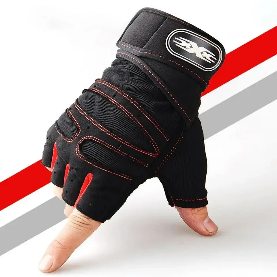 Luvas de Treino com Suporte de Pulso | Proteção e Grip para Musculação e Fitness 8