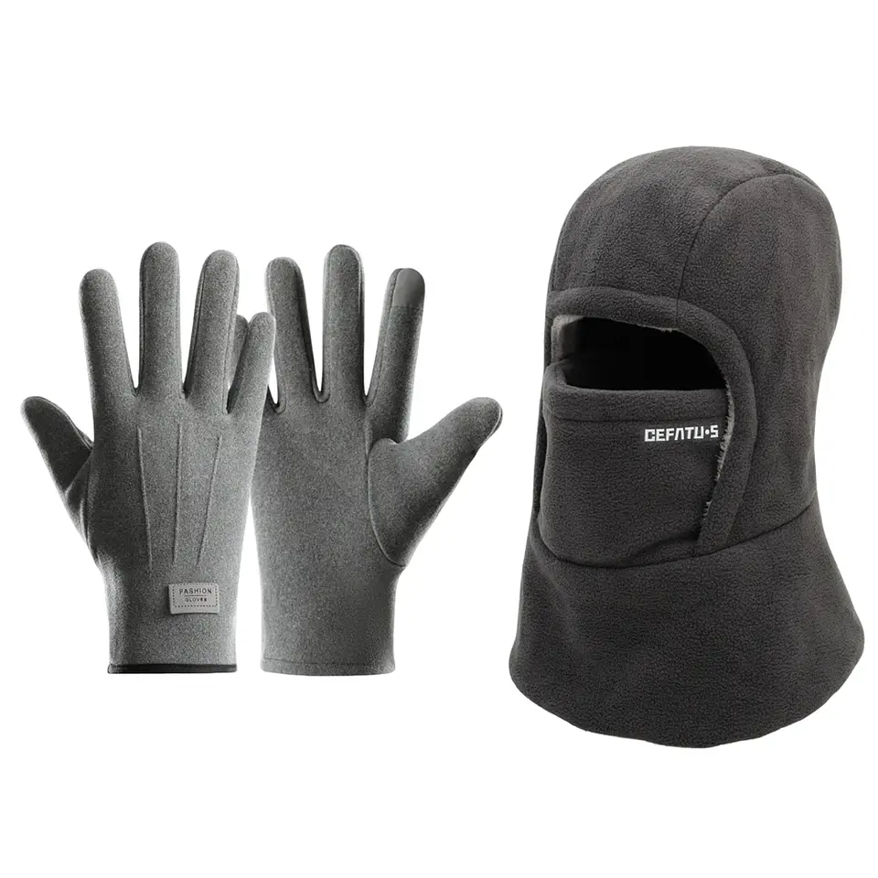 Kit Inverno Balaclava, Gorro e Luvas Térmicas | Proteção Contra o Frio e Vento 8