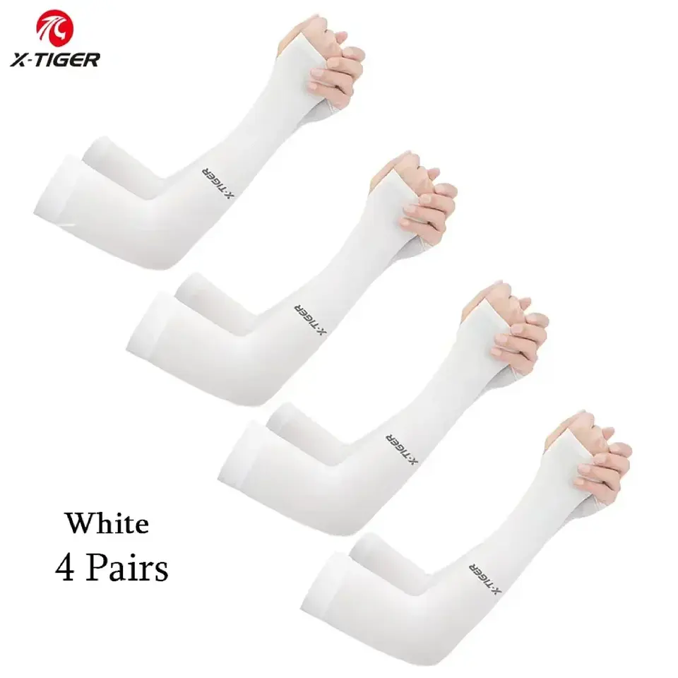 Mangas de Braço X-TIGER Ice Silk | Proteção UV 50+ e Frescura para Ciclismo 8