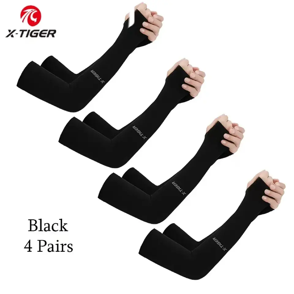 Mangas de Braço X-TIGER Ice Silk | Proteção UV 50+ e Frescura para Ciclismo 10