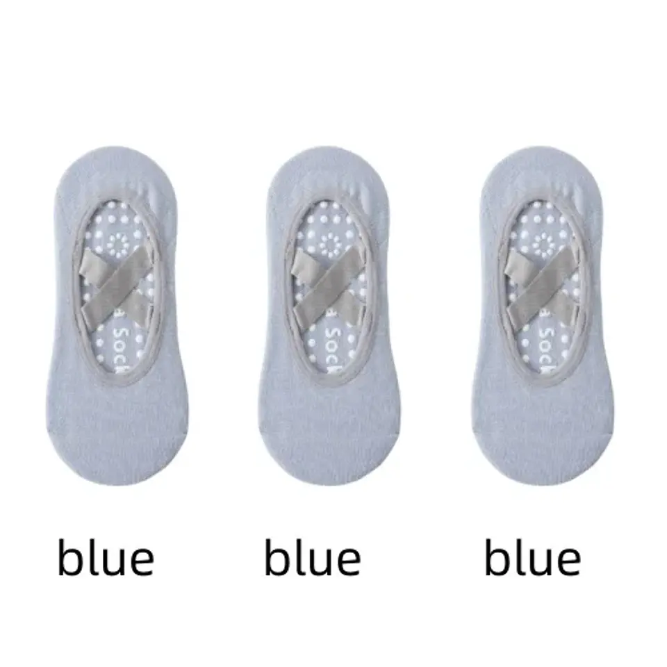 Meias de Yoga Antiderrapantes com Silicone | Conforto e Estabilidade para Pilates e Ballet - Tamanho 33-37 21