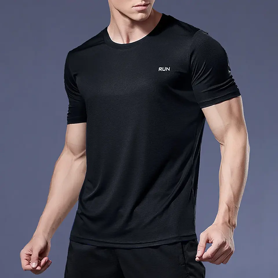  T-shirt de Compressão de Secagem Rápida | Fitness, Corrida e Futebol 2