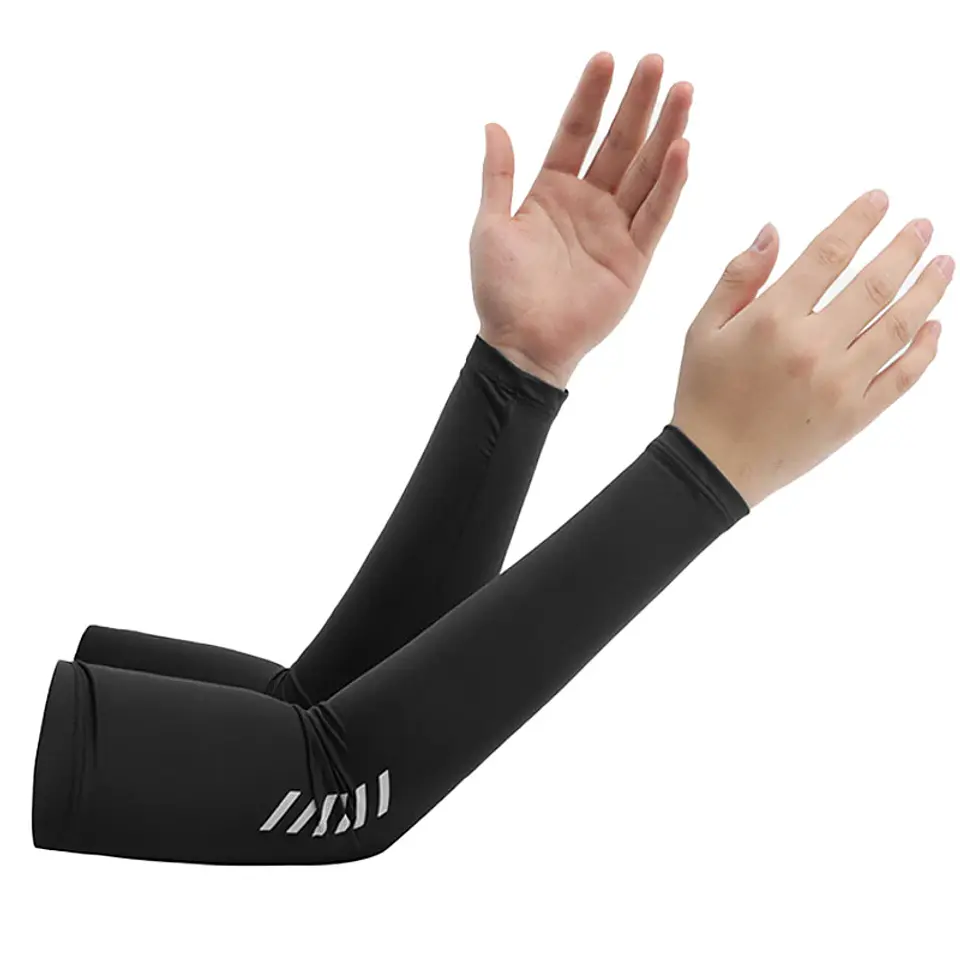 Mangas de Braço Ice Silk com Proteção UV | Frescas e Finas para Condução e Ciclismo 9