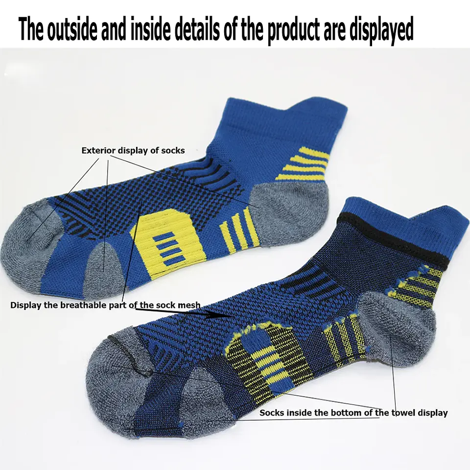 Meias Desportivas Antiderrapantes | 3 Pares  5