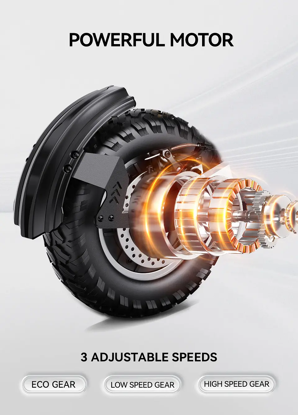 Trotinete Elétrica OOTD T10 | 900W Pico, 45 km/h e 60 km de Autonomia 7