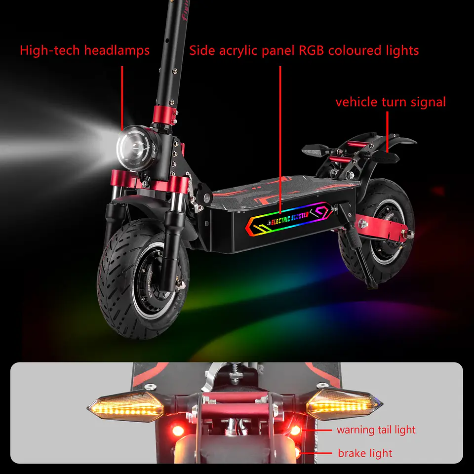Trotinete Elétrica BOYUEDA Q7Pro Max | 3200W Dual Motor, 70 km/h e 110 km de Autonomia 6