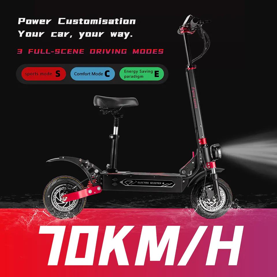 Trotinete Elétrica BOYUEDA Q7Pro Max | 3200W Dual Motor, 70 km/h e 110 km de Autonomia 7