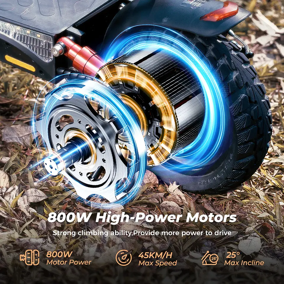 Trotinete Elétrica iScooter iX4 Off-Road | 800W, 45 km/h e 45 km de Autonomia  7