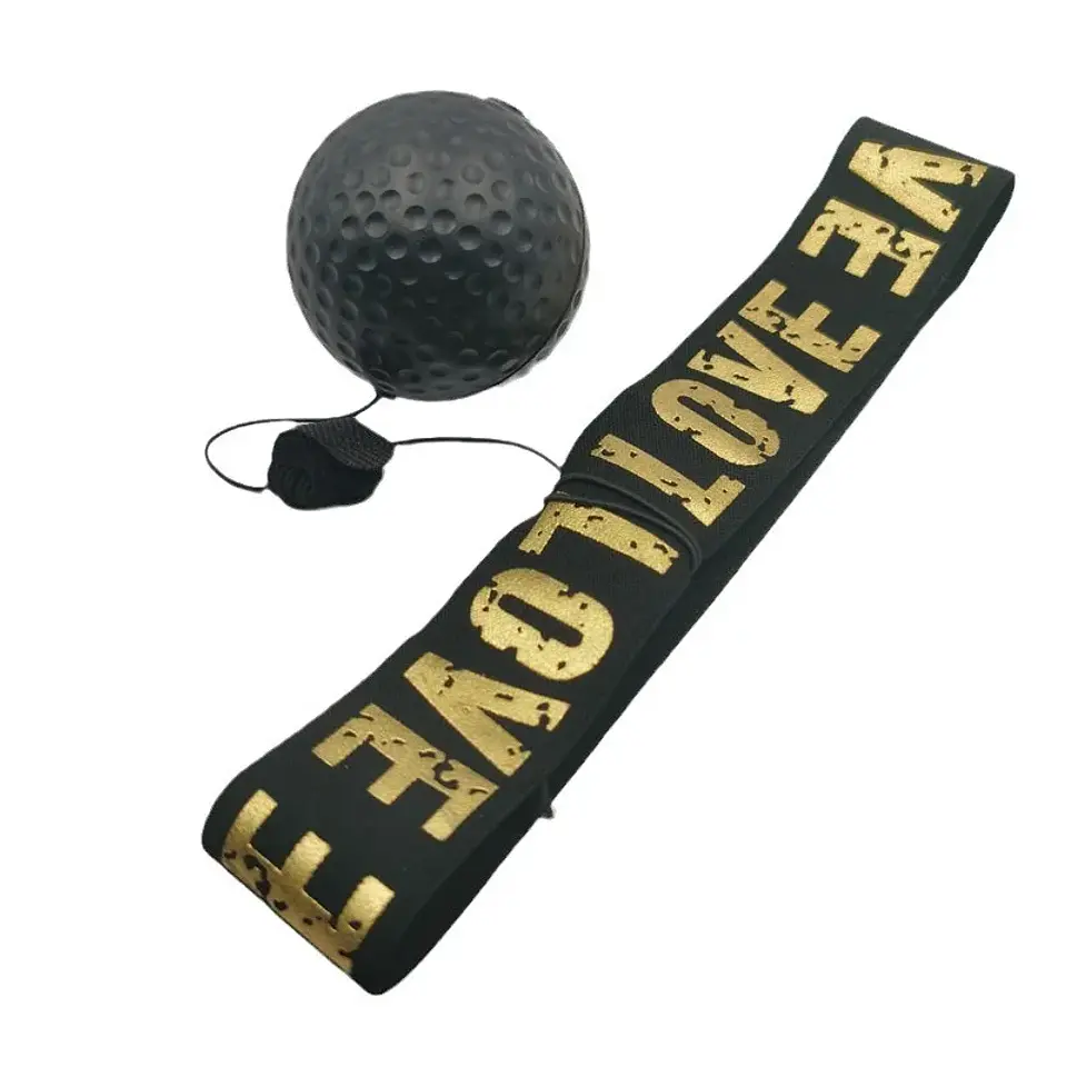 Bola de Boxe para Reflexos e Velocidade (PU) com Faixa de Suor 6