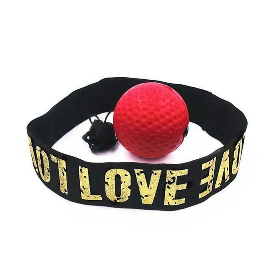 Bola de Boxe para Reflexos e Velocidade (PU) com Faixa de Suor 7