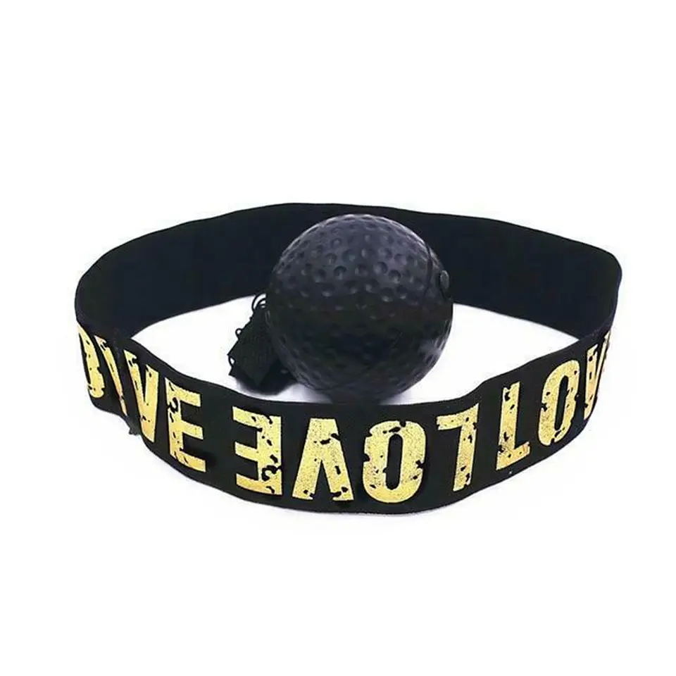 Bola de Boxe para Reflexos e Velocidade (PU) com Faixa de Suor 9