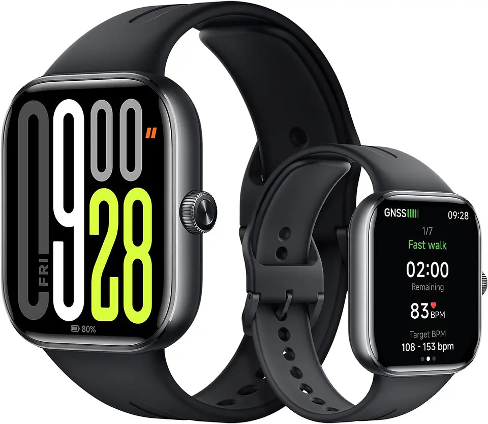 XIAOMI Redmi Watch 5 Active, Chamadas Bluetooth, Ecrã LCD de 2 Polegadas, Monitor de Frequência Cardíaca, 140 Modos Desportivos, até 18 dias de Autonomia, Preto 6