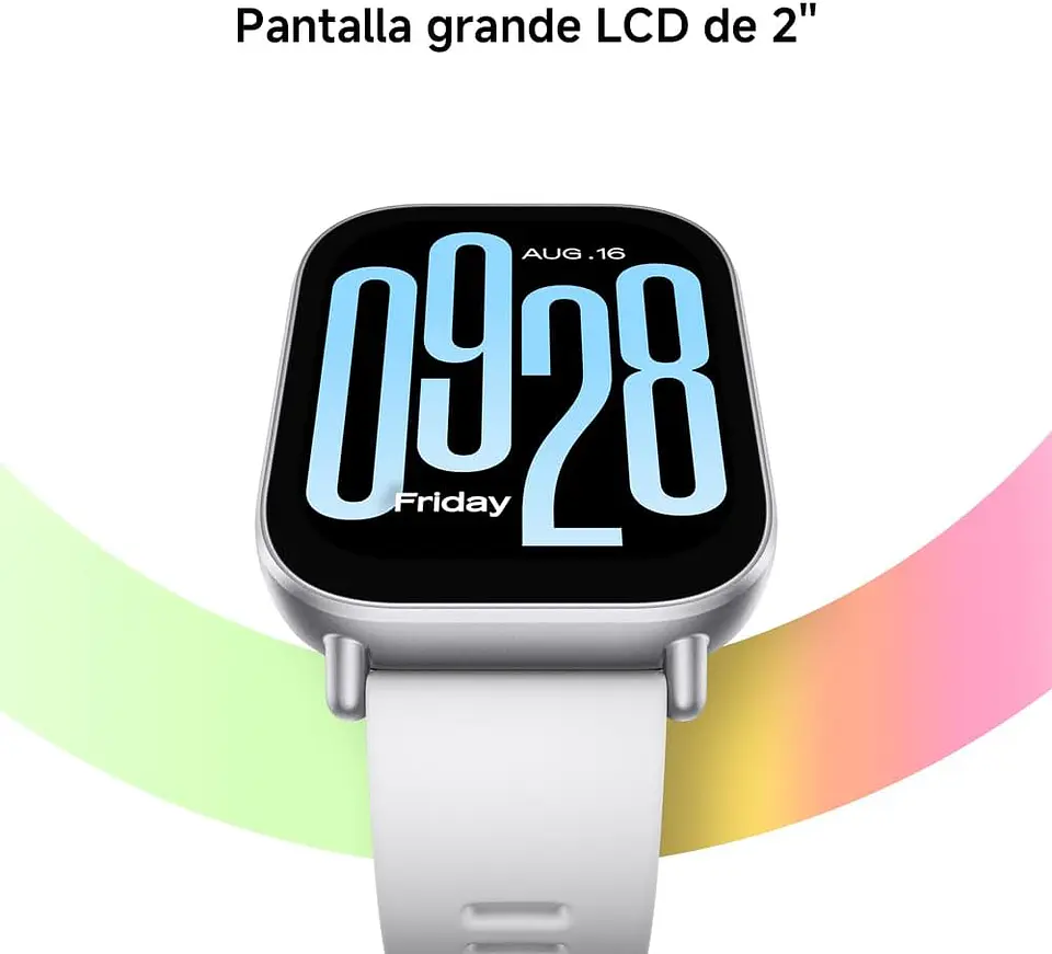 XIAOMI Redmi Watch 5 Active, Chamadas Bluetooth, Ecrã LCD de 2 Polegadas, Monitor de Frequência Cardíaca, 140 Modos Desportivos, até 18 dias de Autonomia, Preto 8