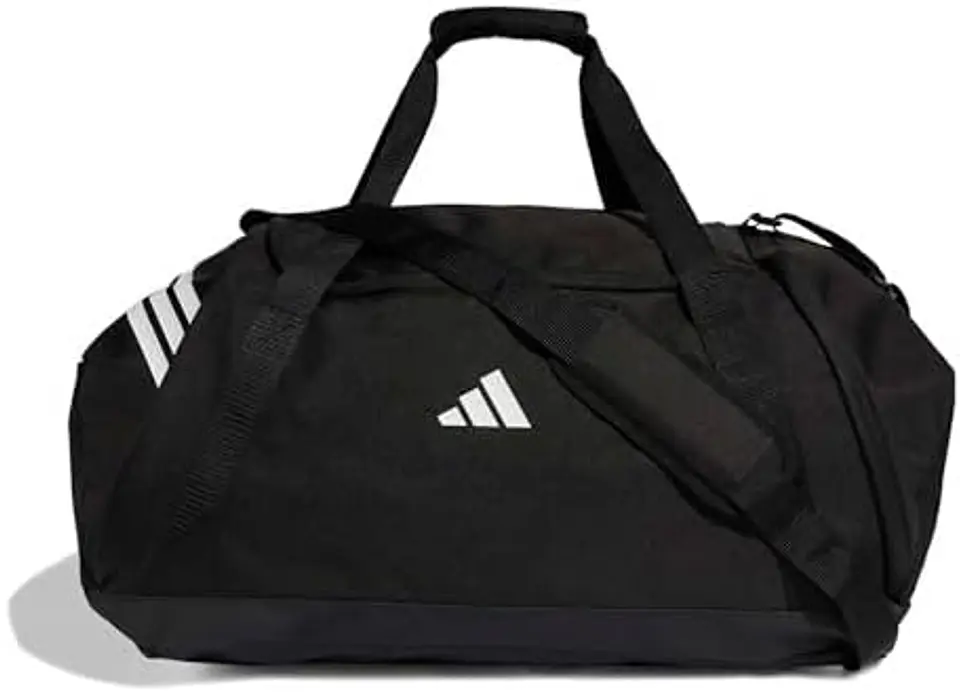 Saco Tiro Duffle adidas Unissexo para Adultos, Saco de Viagem Grande (Duffel), Preto/Branco, Tamanho Único 4