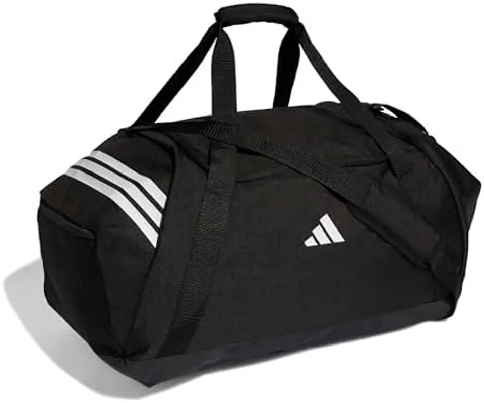 Saco Tiro Duffle adidas Unissexo para Adultos, Saco de Viagem Grande (Duffel), Preto/Branco, Tamanho Único 6