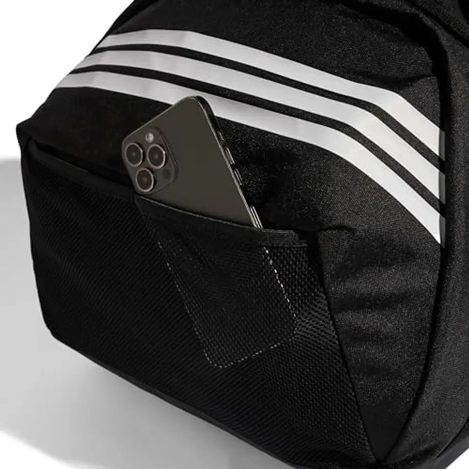 Saco Tiro Duffle adidas Unissexo para Adultos, Saco de Viagem Grande (Duffel), Preto/Branco, Tamanho Único 9