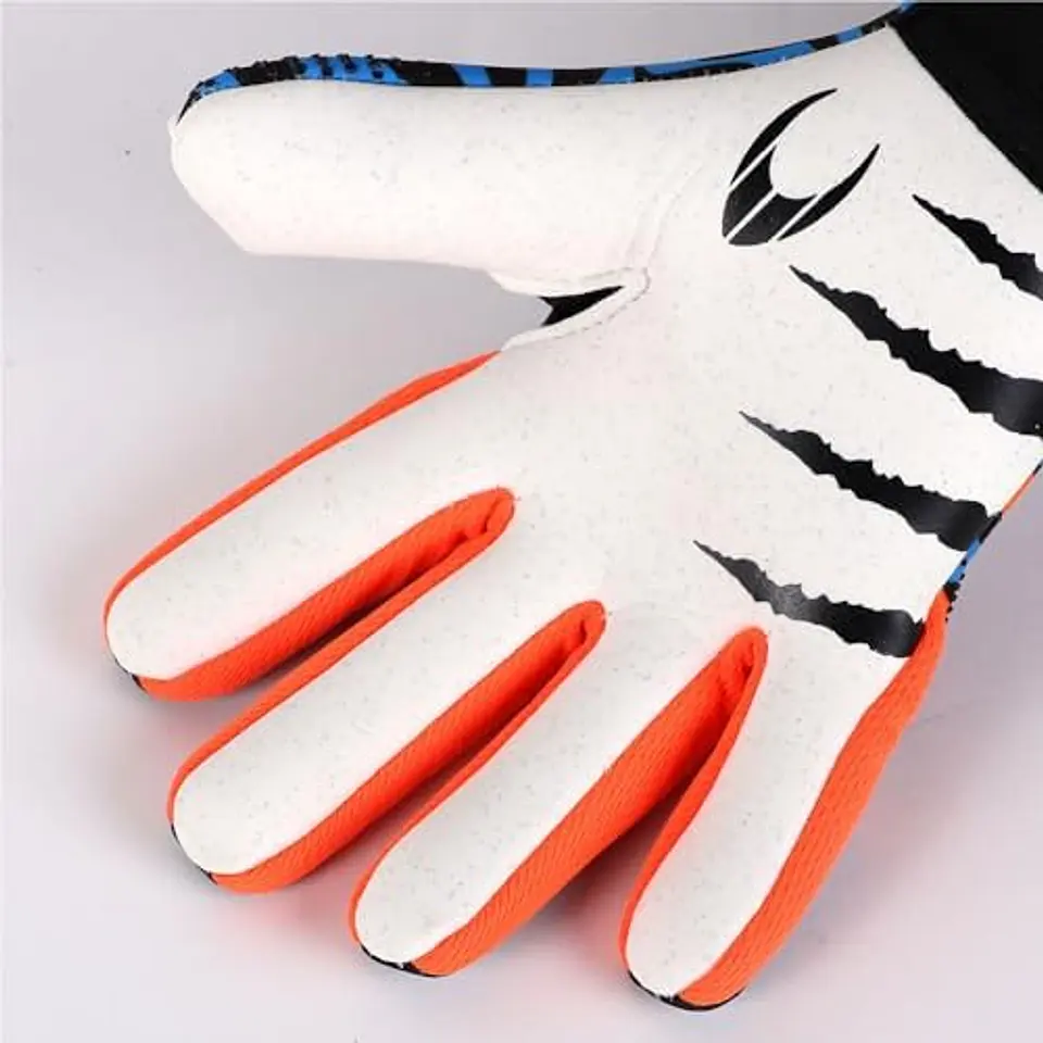 Ho Soccer Rage Plus Hazard V2 Luvas de Guarda-Redes, Unissexo, Azul/Laranja 7