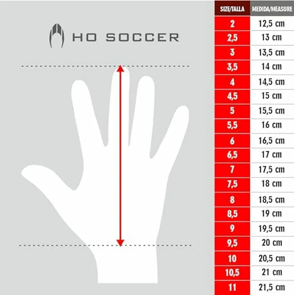 Ho Soccer Rage Plus Hazard V2 Luvas de Guarda-Redes, Unissexo, Azul/Laranja 9