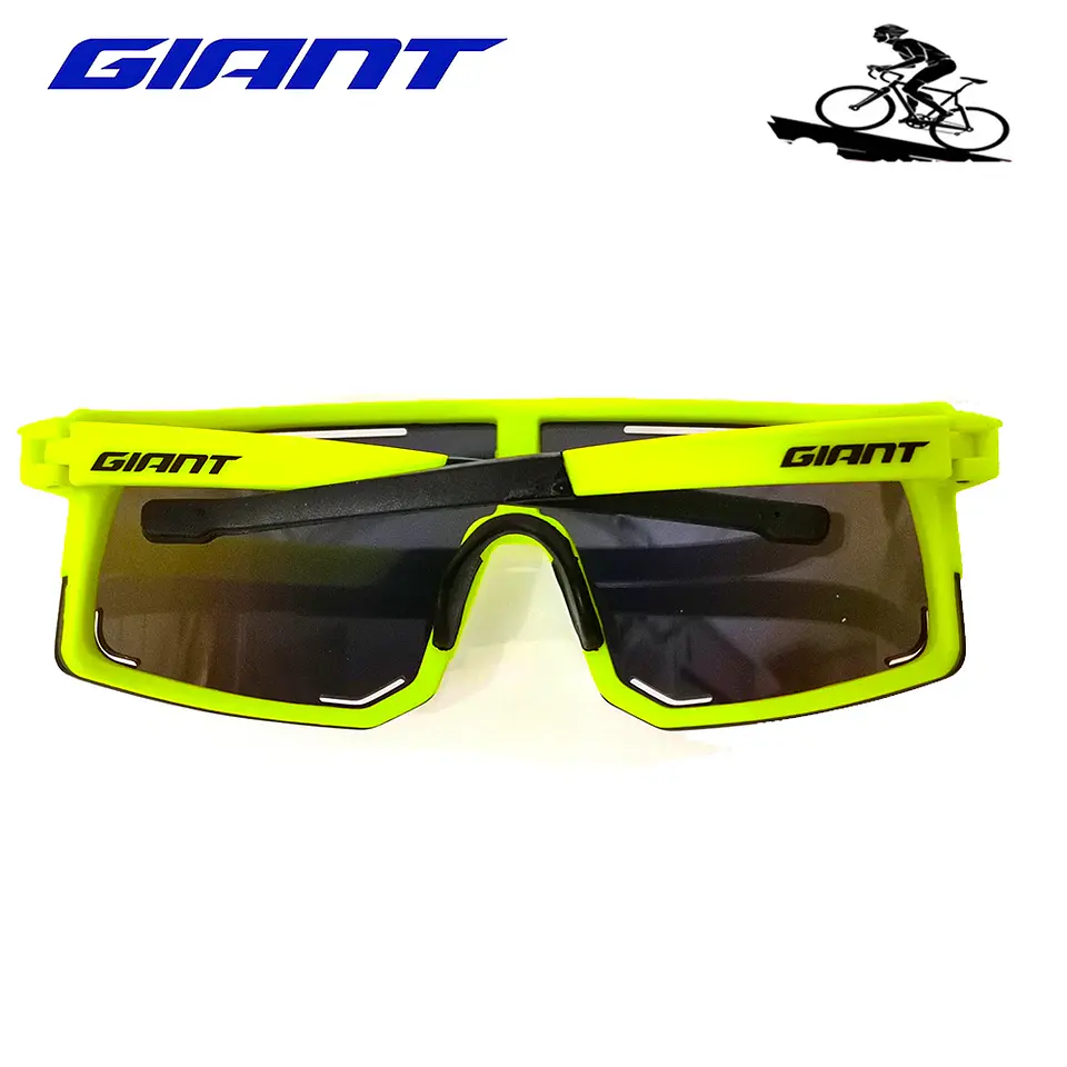 Óculos de Ciclismo Profissionais Giant Grandes - Proteção UV, Anti-Reflexo, Resistente a Impactos, Esportes ao Ar Livre com estojo 3