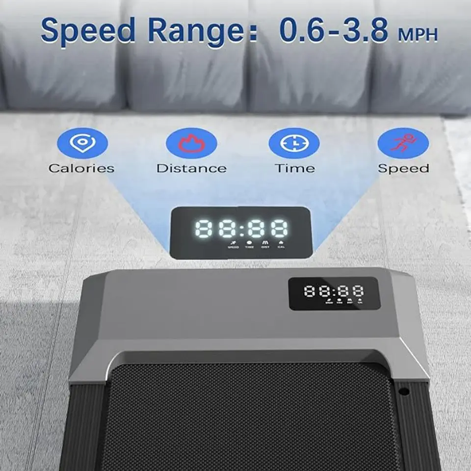 Esteira 2 em 1 com Motor 2.5 HP | Dobrável para Caminhada e Corrida 6