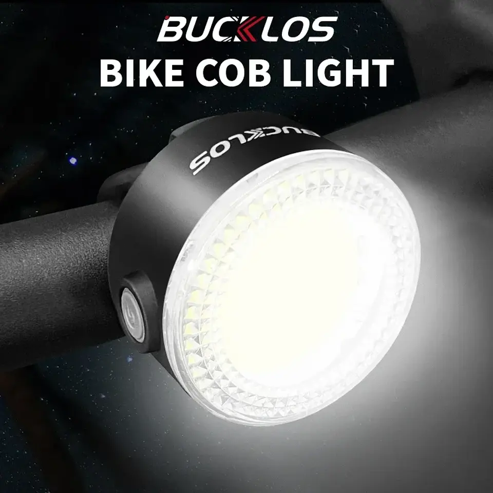 Conjunto de Luzes BUCKLOS COB | 500 Lúmens Recarregáveis para Bicicleta 5