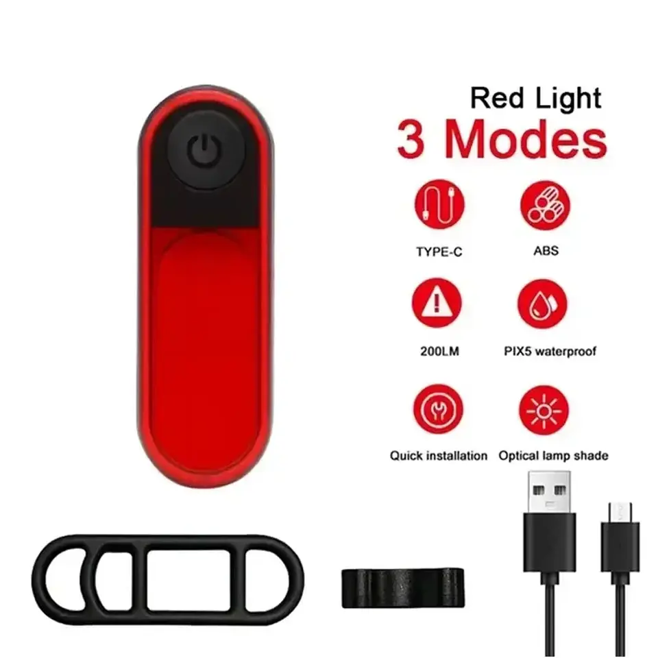 Conjunto de Luzes BUCKLOS COB | 500 Lúmens Recarregáveis para Bicicleta 14