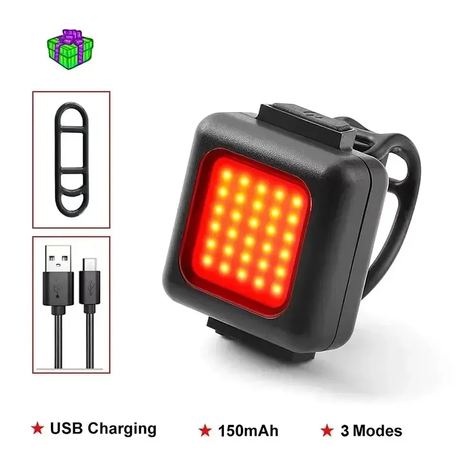 Conjunto de Luzes BUCKLOS COB | 500 Lúmens Recarregáveis para Bicicleta 15