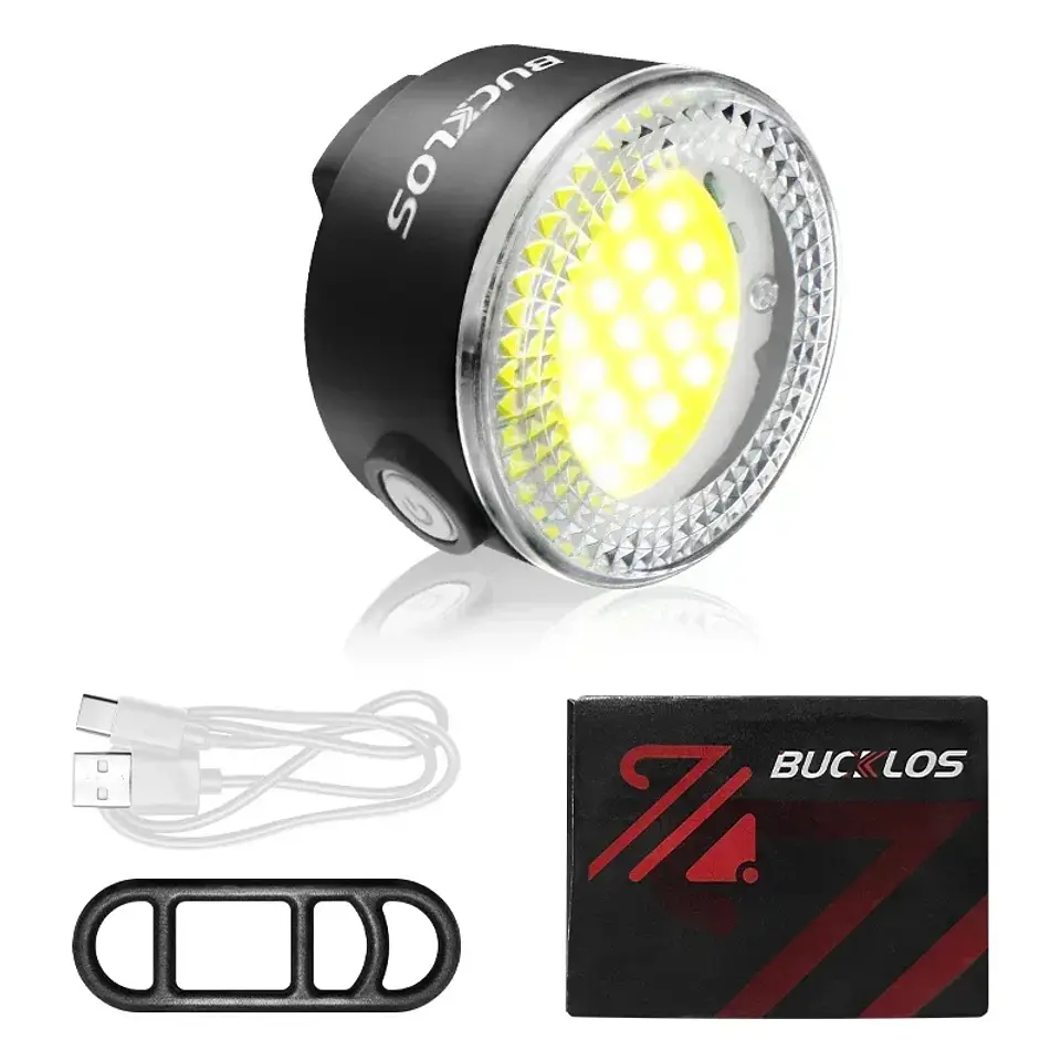 Conjunto de Luzes BUCKLOS COB | 500 Lúmens Recarregáveis para Bicicleta 18