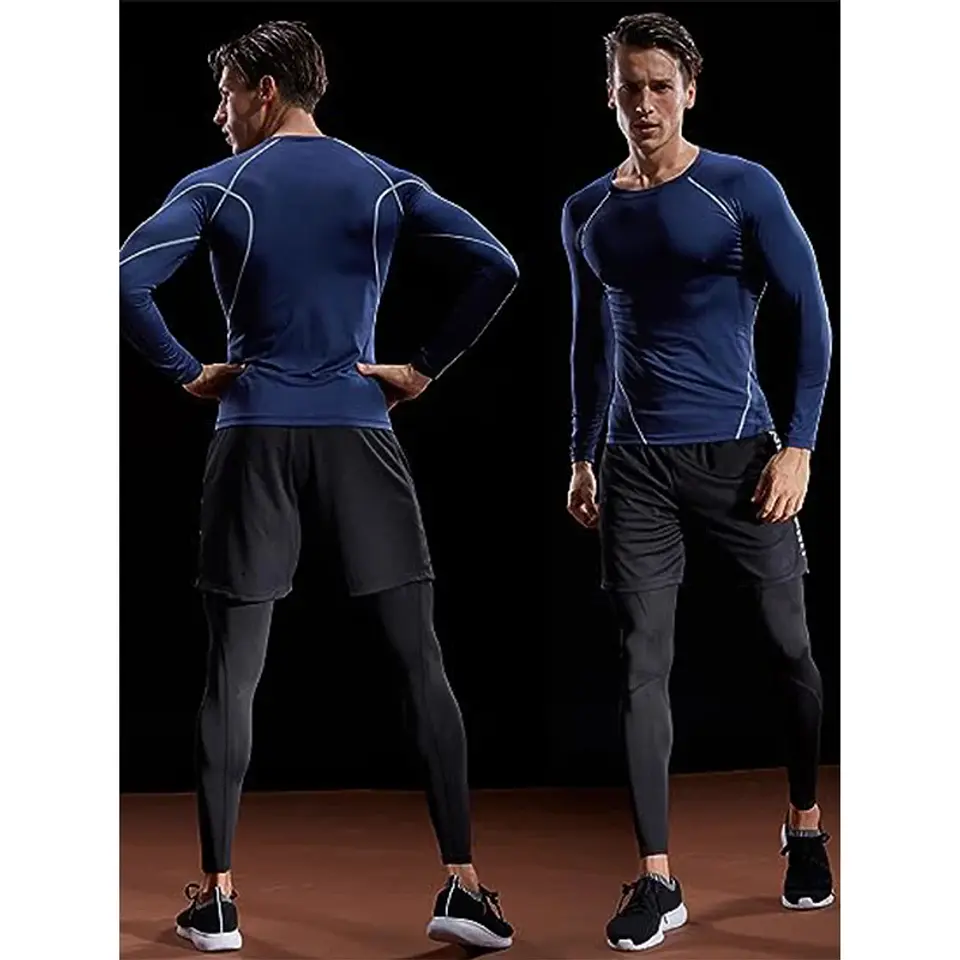 T-shirt de Compressão Manga Longa | Treino, Fitness e Corrida  2